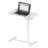 Sit-to-Stand Rolling Adjustable Laptop Cart, White