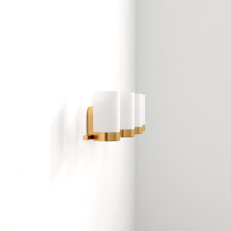 4 - Light Vanity Light, Brushed Bronze