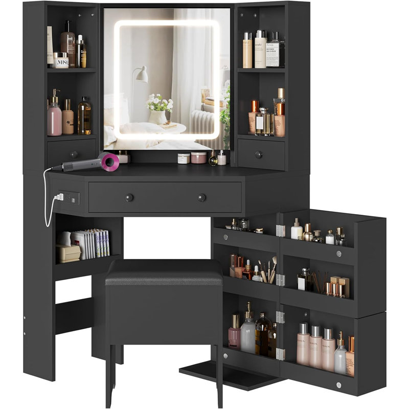 Braxstyn Vanity, Black