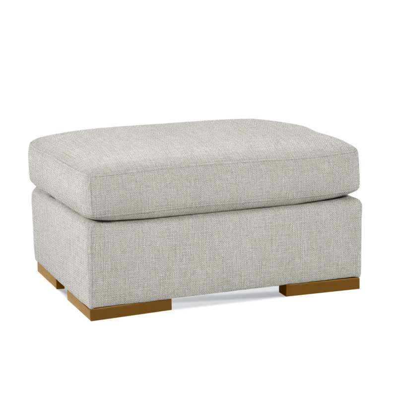 Memphis Ottoman, Ivory Crypton Performance; 0886-91, Havana