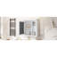 Armoire à pharmacie 35 po x 27,5 po, armoire de rangement murale pour salle de bain, armoire murale avec miroir-916118364