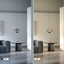 1 - Light Black LED Dome Pendant