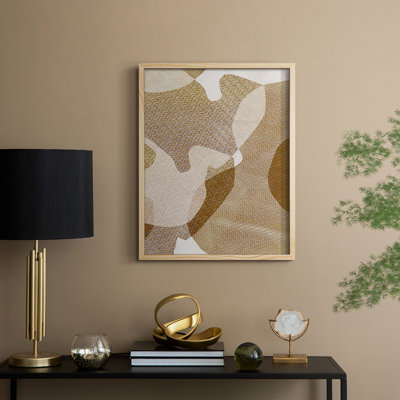 «Texture Desert II», reproduction encadrée - bois massif