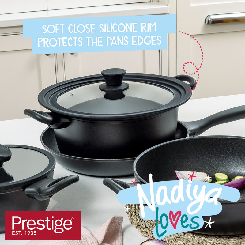 Nadiya X Prestige Nesting Cookware Set, 4 Piece