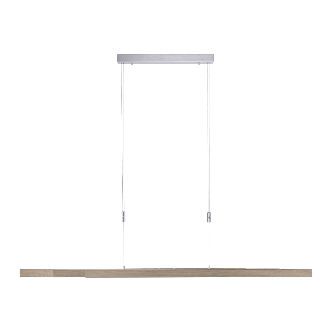 Lineare LED-Pendelleuchten-Set 3-flammig Hedgevale