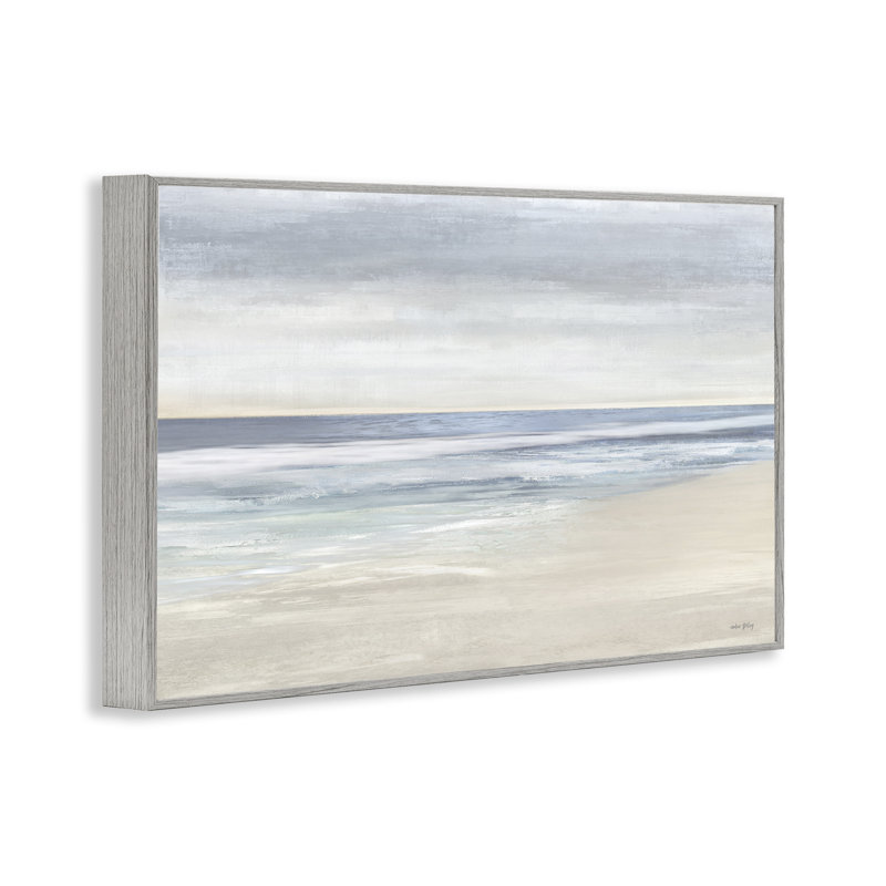  «Subtle Beach Ombre», art de la giclée encadrée par Amber Sterling, Estampe numérique Farmhouse, H 12 po x l 18 po
