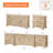 Haikey 122" Wide 8 Drawer Sideboard-203388685
