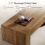 Table basse 51 pouces rectangulaire pour salon