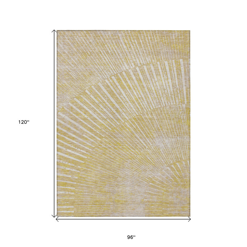 Tapis extérieur lavable antidérapant 8 pi x 10 pi blé