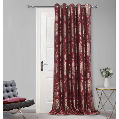 Alastair Semi Sheer Door Curtain Single Panel