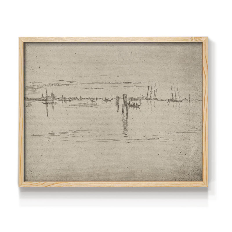 Croquis rétro - Lxxiv - reproduction encadrée, H 22 po x l 28 po, Naturel
