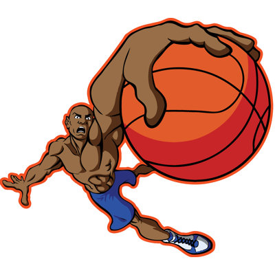 Adhésif décoratif Winn Basketball Dunk