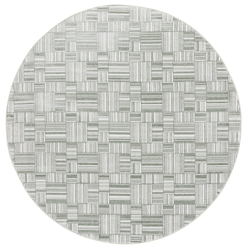 Orchard Performance Patchwork Rug, Round 6'7"