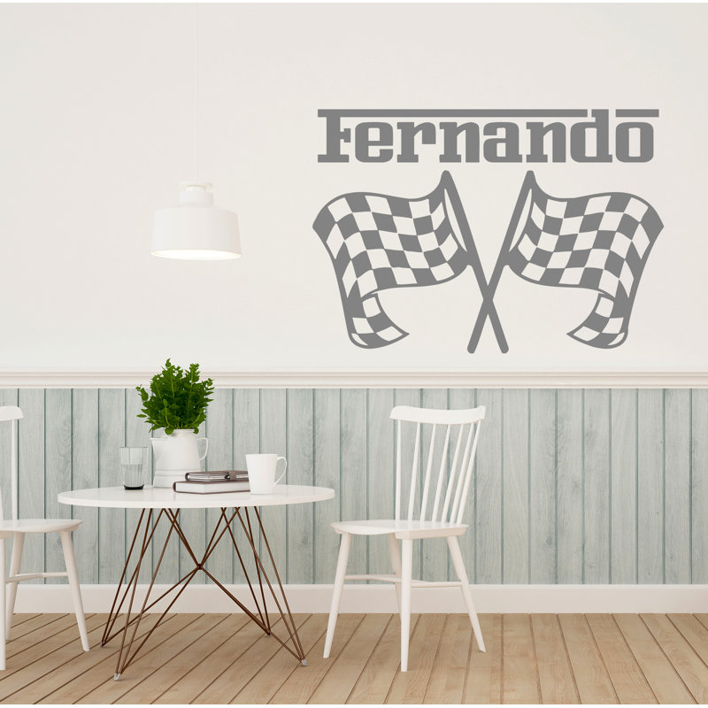 Non-Wall Damaging Wall Decal, Silver, 15" H x 22" W