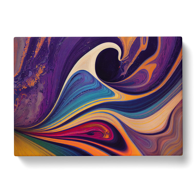 Modern Marbling Art Vol.3 Abstract - Wrapped Canvas, 40cm H x 60cm W x 3cm D
