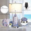 Ensemble de lampes de table Coastal Seashell avec ports USB, veilleuse à DEL et commande tactile
