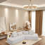 Canapé-lit 83,5 po en polyester convertible-107140894