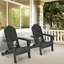 Chaise Adirondack pliante en plastique Delane-84369853