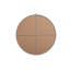 Cassie Metal/Manufactured Wood Round Wall Mirror-1615230848-1668986809