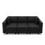 Canapé-lit modulaire en similicuir Colusa-1061717184