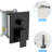 Wall Mounted Shower In Matte Black - 10 Inch Square With Adjustable Slide Bar, -Balanced Valve And Memorable Experience Mesmerizing-120951958