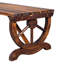 Banc de jardin en bois massif Avaani
