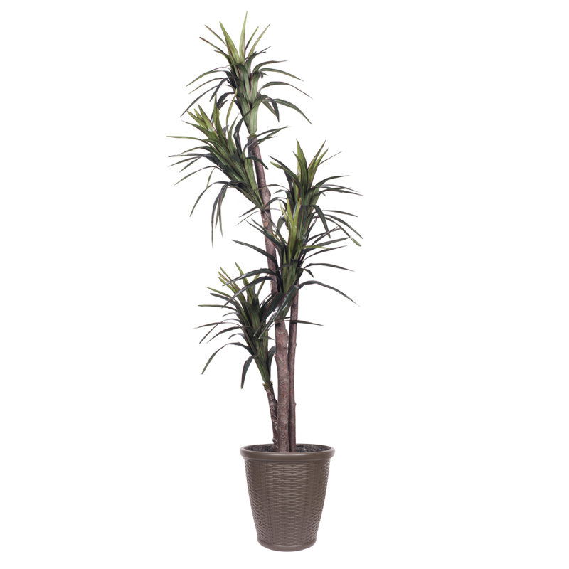 72'' Faux Tree in Pot, Brown