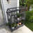 47.2" W X 23.6" D Wooden Greenhouse With Movable Wheels-113607585