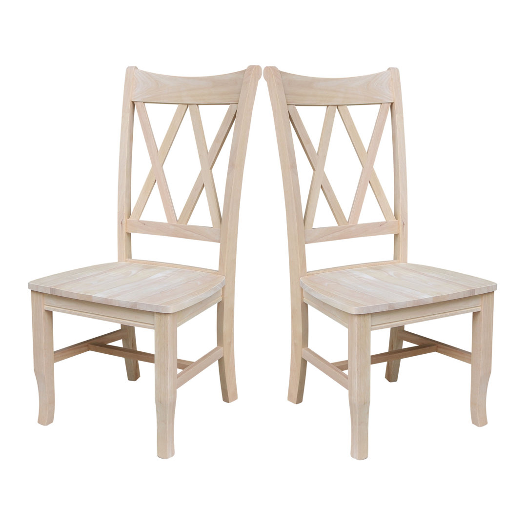 Maner 18'' H Solid Wood Side Chair (Set of 2) Langley Street®