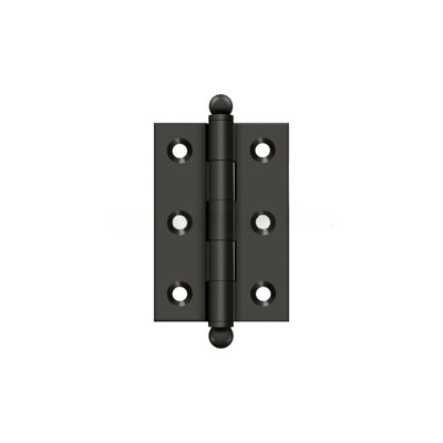 Deltana CH2517U10B 2-1/2" x 1-11/16" Hinge, w/ Ball Tips in Oil-rubbed Bronze Pair