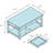 Levi Glass Top Single Coffee Table-25226370