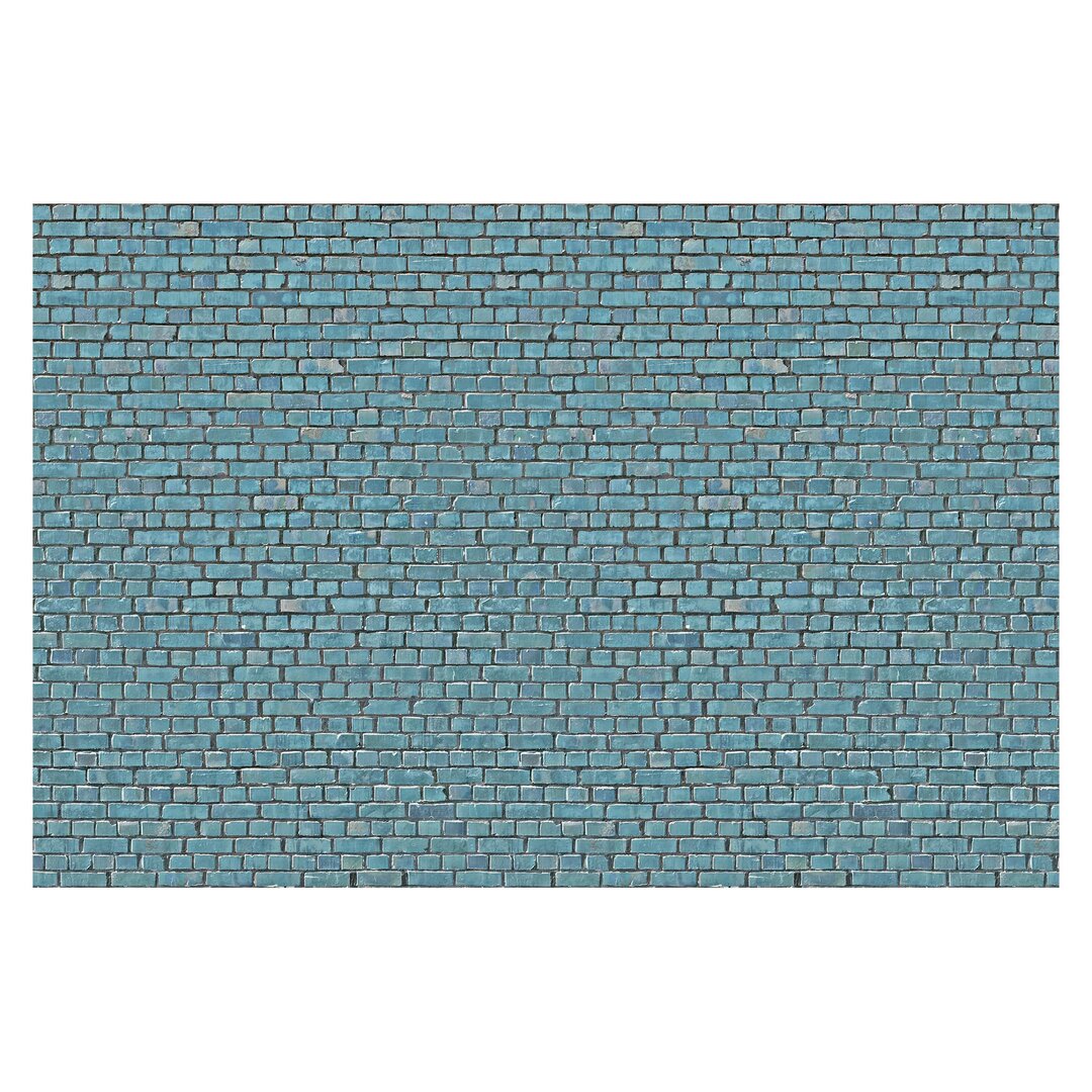 Strukturierte Fototapete Brick Tile 1,9 m x 288 cm