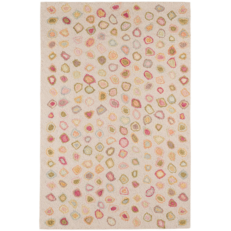 Tapis en laine crocheté à la main Cat's Paw, Rectangle 4pi x 6 pi
