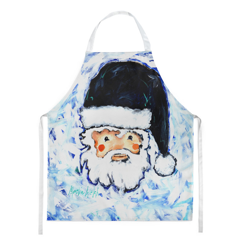 Tablier de père Noël bleu neuvaine
