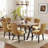 Rectangle Dining Set with Tufted Dining Chair-16201483-16201479
