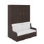 Grand lit escamotable avec coussin-436776205