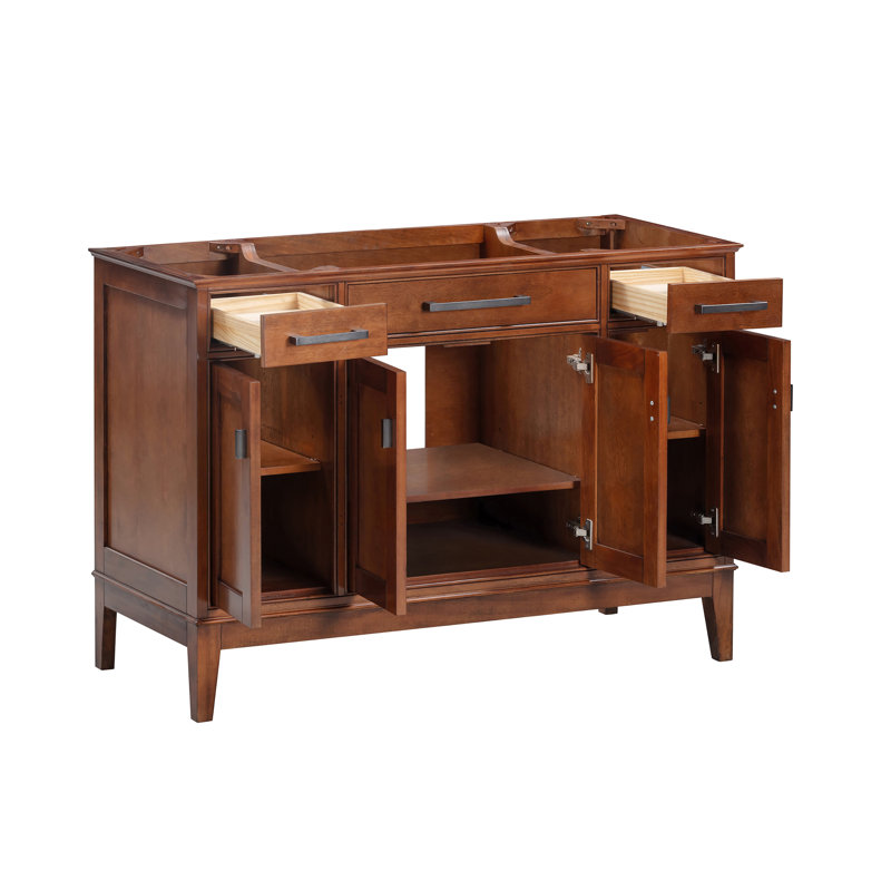 Base de meuble-lavabo 48 po Anglet seulement, Tabac