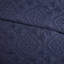 Couvre-lit réversible 3 pièces bleu marine King/King - Microfibre, 100 %, avec un magnifique matelassage à médaillons. Garnissage et détails raffinés.