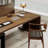 Dark-brown+Black Rectangular Solid Wood+Iron desks-108304498-108304502