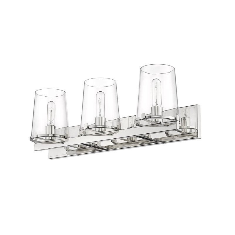 Ahmaud 3 - Light Dimmable Vanity Light, Polished Nickel