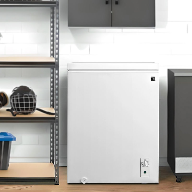 Kenmore 5 pi. Cu. Congélateur coffre avec contrôle de température réglable