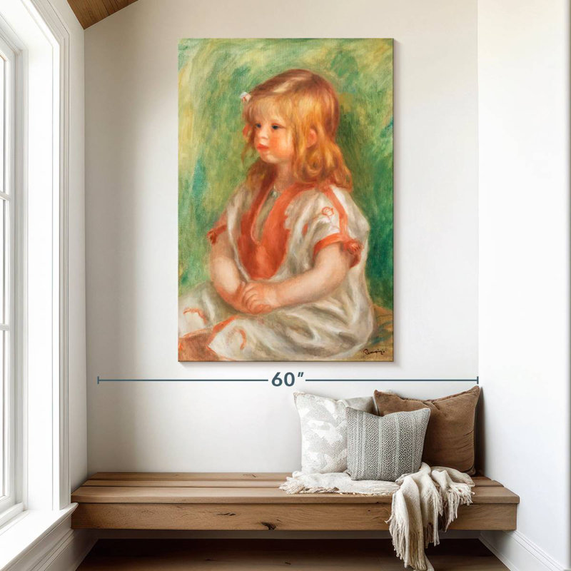 Leisha Claude Renoir, 51" H x 34" W