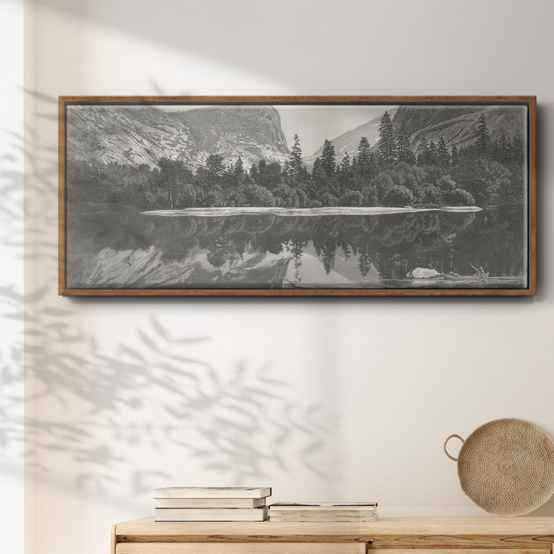 Mirror Lake, Yosemite Valley - toile encadrée, H 8 po x l 20 po