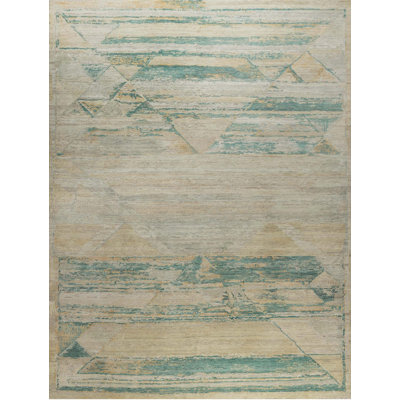 Tapis en laine noué à la main