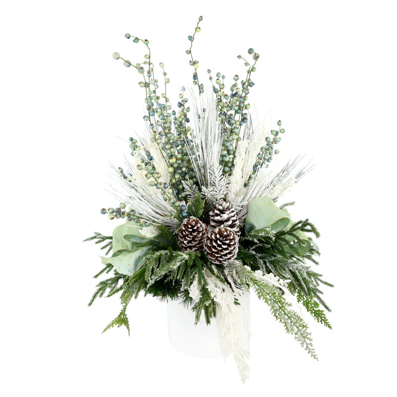 Evergreen Arrangement in Pot