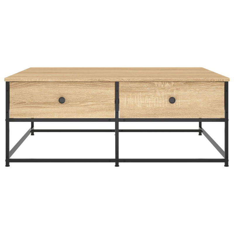 Gakona Frame Coffee Table with Storage, Sonoma Oak