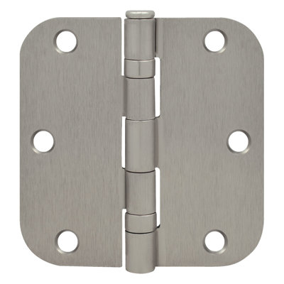 Charnière de porte résidentielle à roulement à billes 3 1/2 "x 3 1/2" 5/8, noir mat, paquet de 1