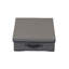 Coffre de rangement pour plateau avec coussins en feutre gris-2145931105