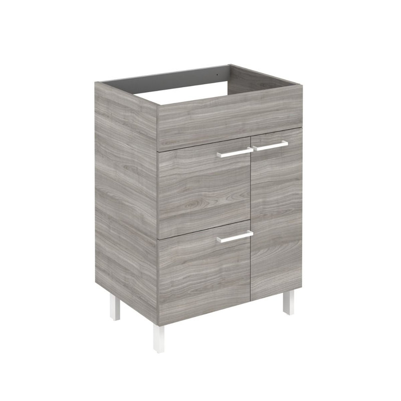 Elegance 23.6'' W Single Vanity, Sandy Gray