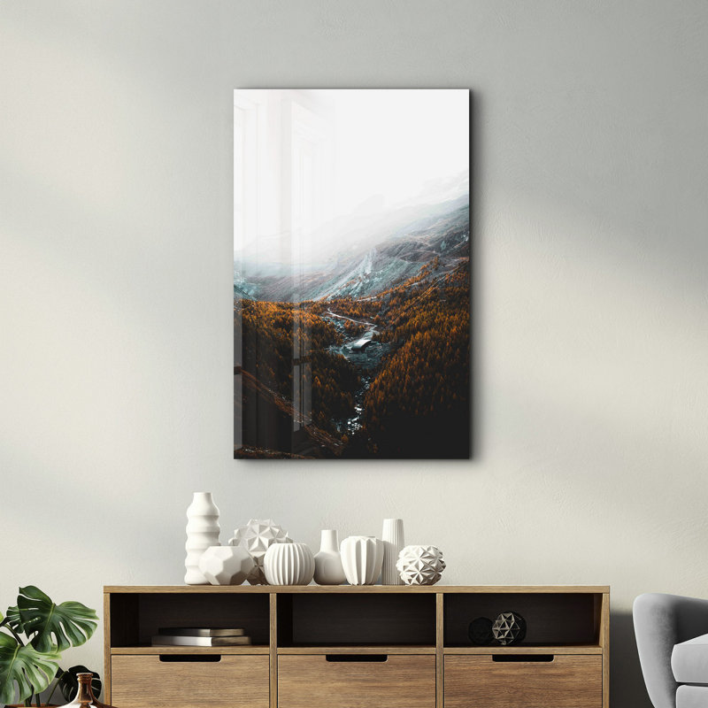 Peinture décorative en verre trempé